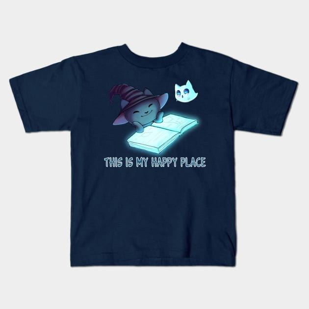 Potion Paws Happy Place Kids T-Shirt by bittentoast